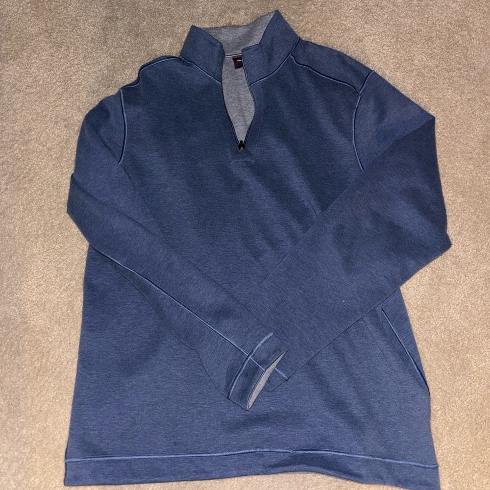 Johnston & Murphy Men's Reversible Quarter Zip